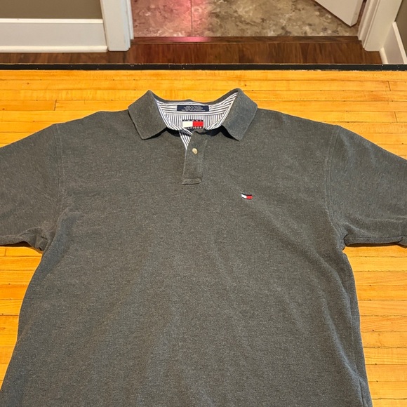 Tommy Hilfiger Charcoal Polo Shirt - Picture 1 of 3